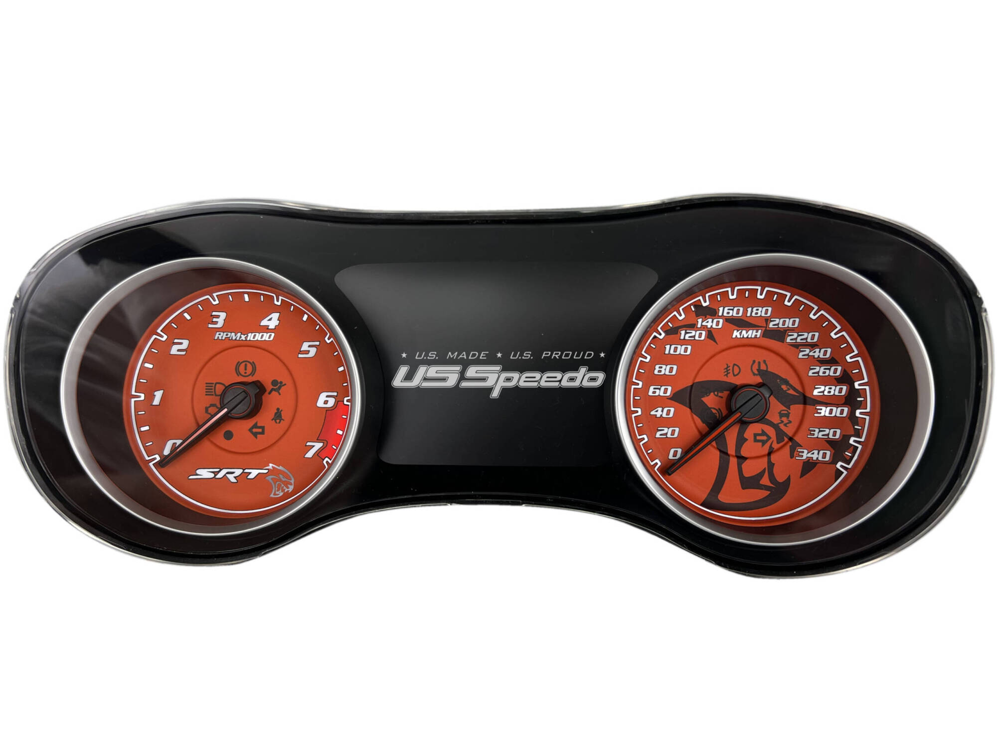 Daytona Edition Custom Gauge Face for 2015-2022 Dodge Charger Hellcat