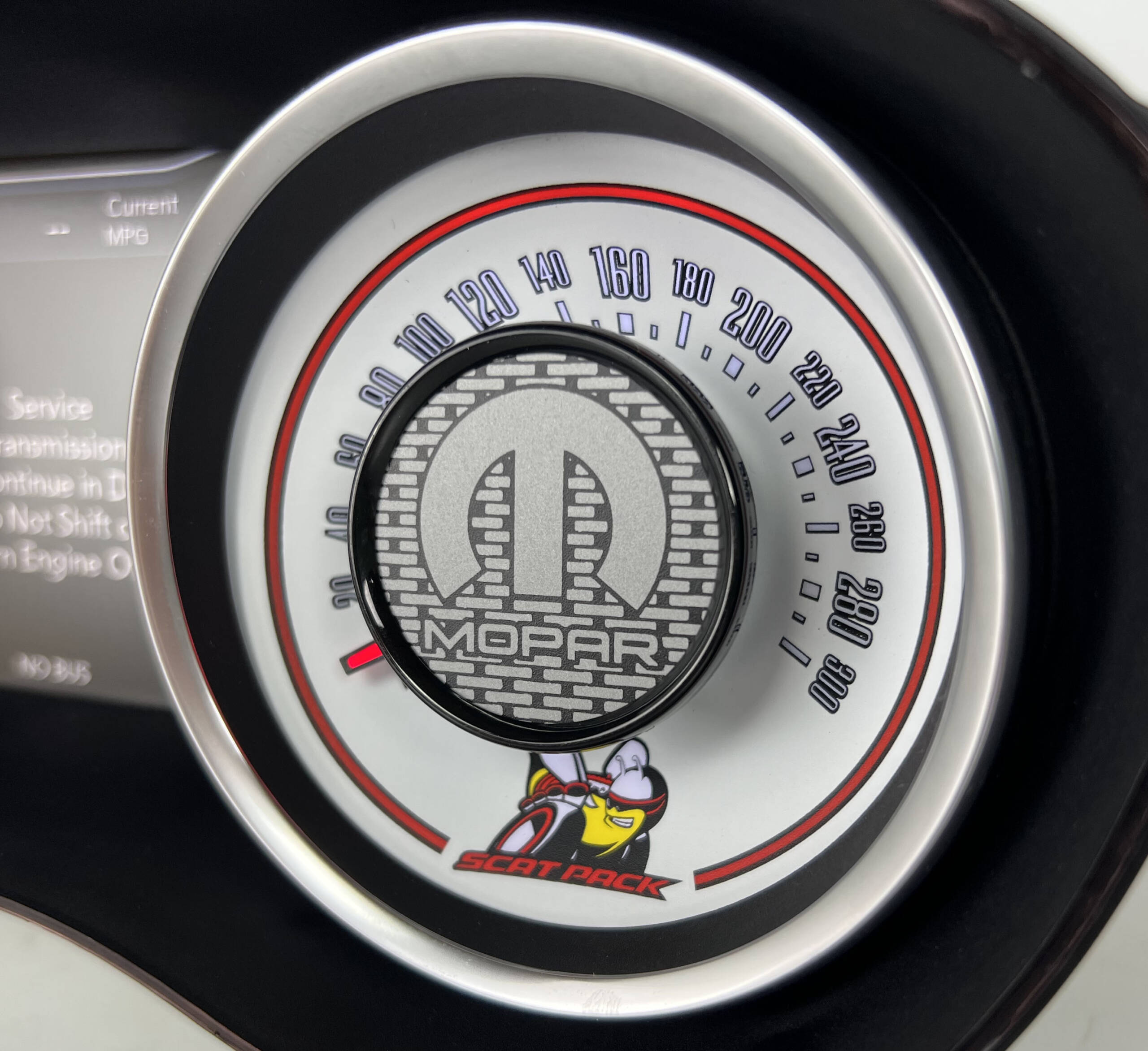 Daytona Edition Custom Gauge Face for 2015-2022 Dodge Challenger